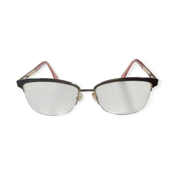 Kay Unger Eyeglasses Frames Designer Peach Half Rim K232 55-17-140mm main image 4
